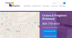 Desktop Screenshot of cratersandfreightersrichmond.com